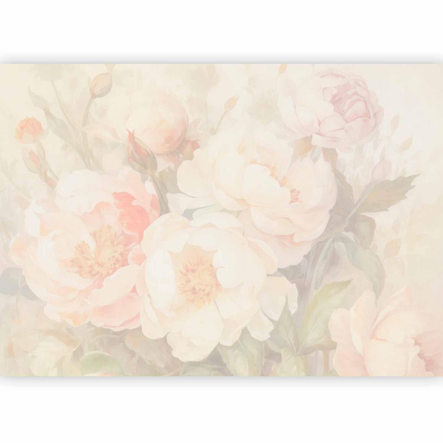 Carta da parati - Peonies in the mist