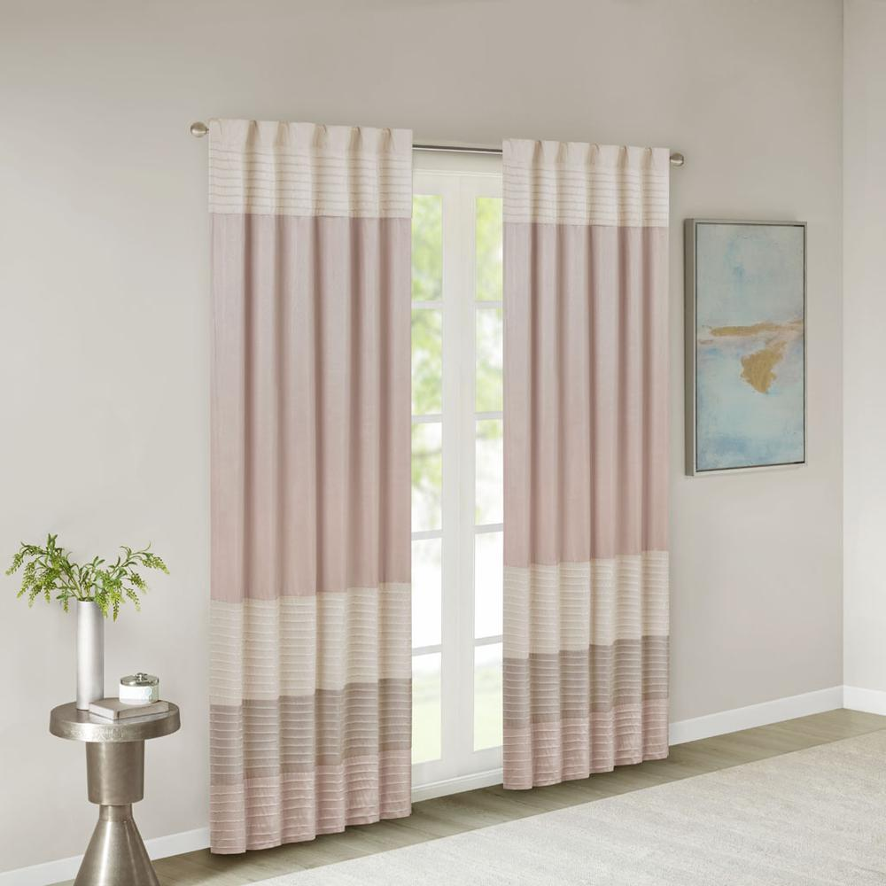Polyoni Pintuck Curtain Panel