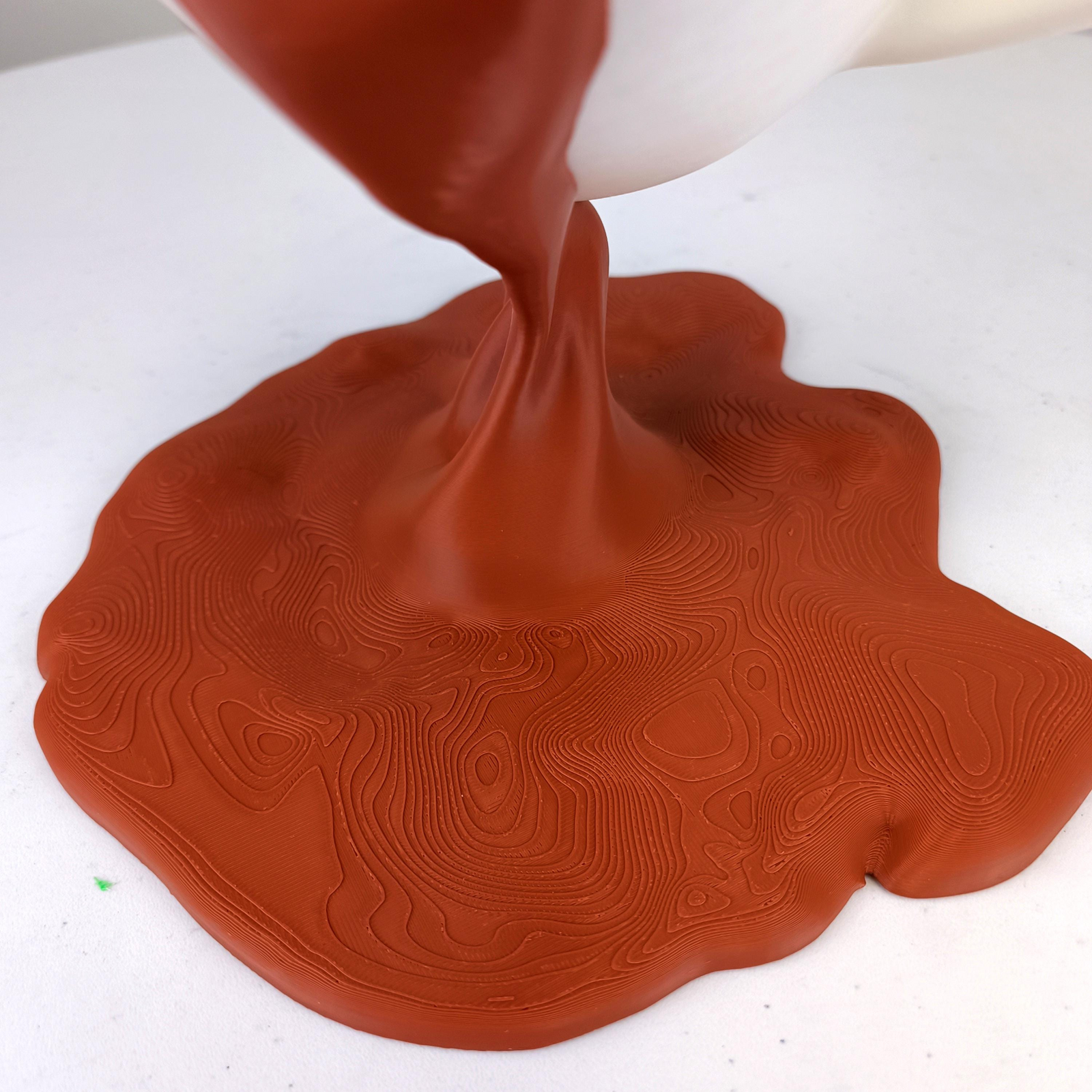 Floating Spilling Coffee Cup Sculpture – Splash Edition 3D Printed Decor
