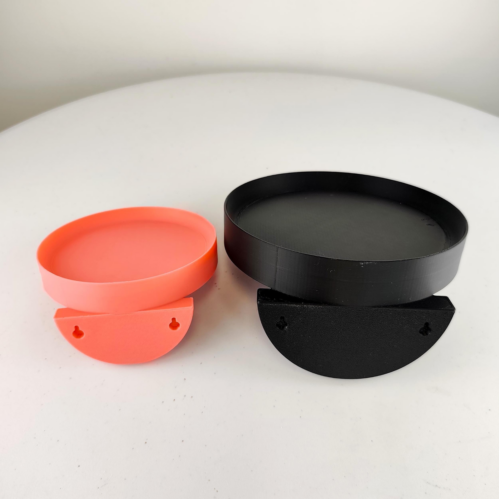 3D Printed Round Wall Shelf – Minimalist Circular Floating Shelf for Modern Home Decor Display