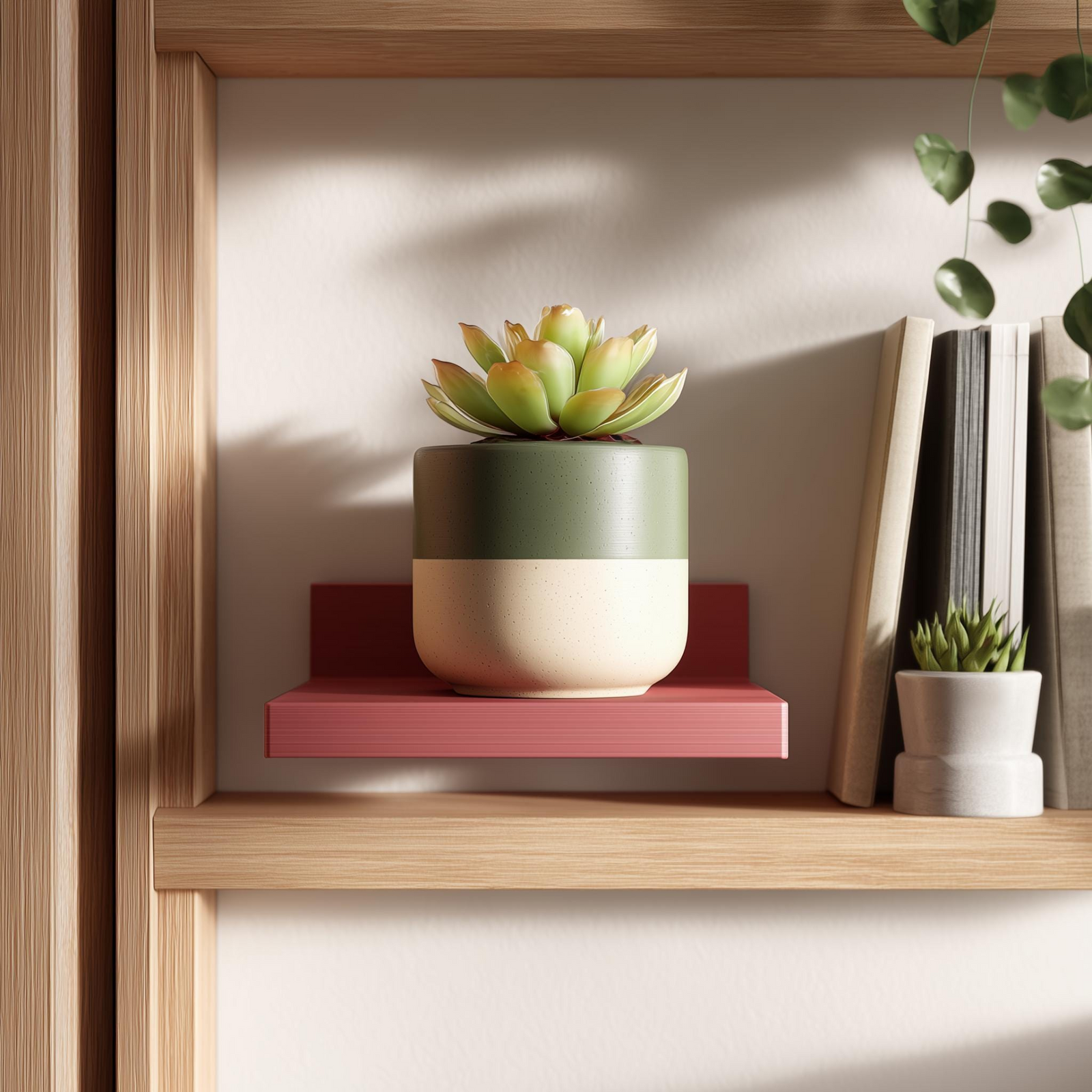 3D Printed Mini Wall Shelf – Minimalist Floating Shelf for Small Decor and Everyday Essentials