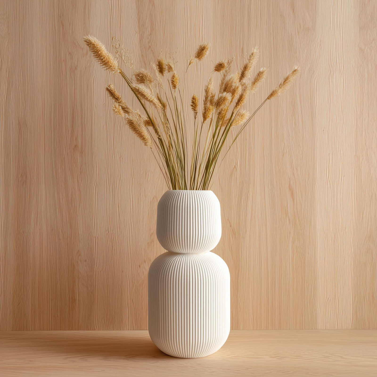 3D Printed Geometric Vase | Modern Decorative Vase for Dried Flowers | Minimalist Home Accent | Unique 3D Print Home Decor