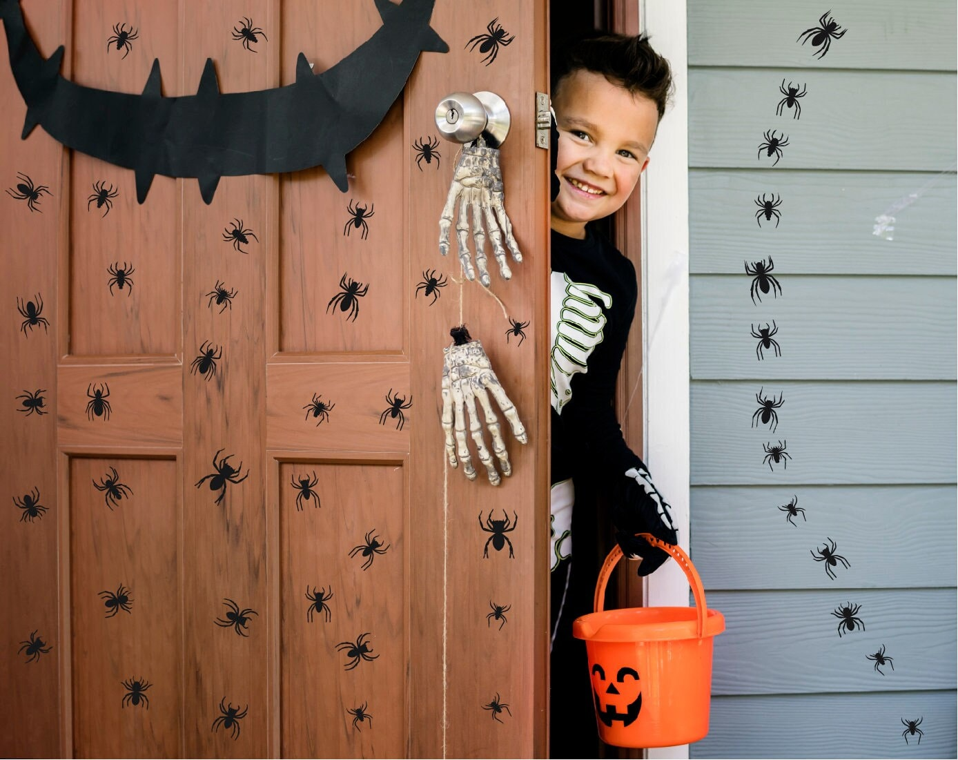 Peel and Stick Wall Decal – Creepy Crawly Spider Vinyl Stickers