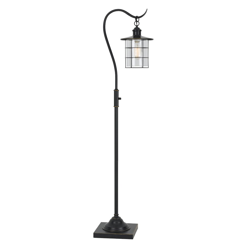 60W Silverton Floor Lamp – Dark Bronze with Edison Bulb