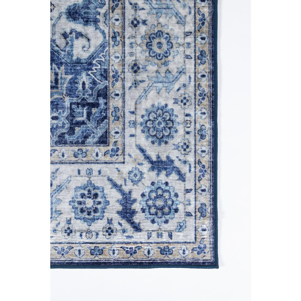 Traditional Runner Area Rug, Blue, 2'3" X 8' Runner