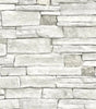 Faux Stacked Stone Peel and Stick Wallpaper Roll