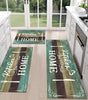 Boho 3-Piece Rug Set – Thick Non-Slip Flannel Mats for Kitchen, Hallway & Laundry