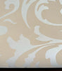 3D Grey Victorian Damask PVC Peel and Stick Wallpaper