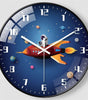 Children’s Room, Silent Wall Clock, Bedroom, Living Room, Kids Clock, Cartoon Clock, Circular Clock, Creative Clock, Quartz Clock, Elementary School, Non-Ticking Clock