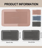 No More Wet Floors! Ultra-Absorbent Bath Mat - Fast Drying, Non-Slip, Machine Washable - Mildew-Resistant for Shower & More