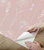 Pink Maisey Peel and Stick Wallpaper