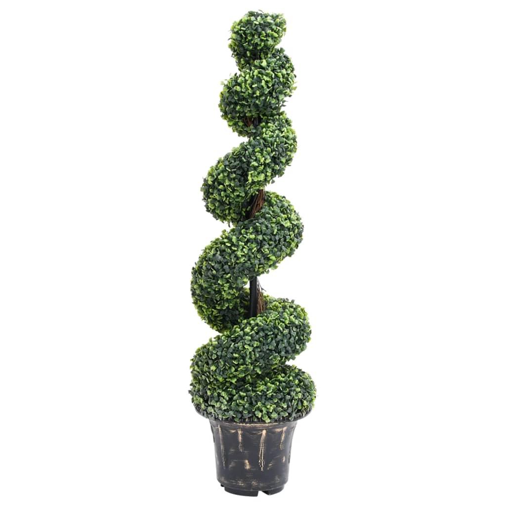 vidaXL Artificial Plant Green Polyethylene, Metal, Polypropylene Large