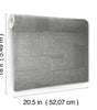 Nikki Chu 30.75 sq. ft. Grey Zulu Signature Peel and Stick Wallpaper