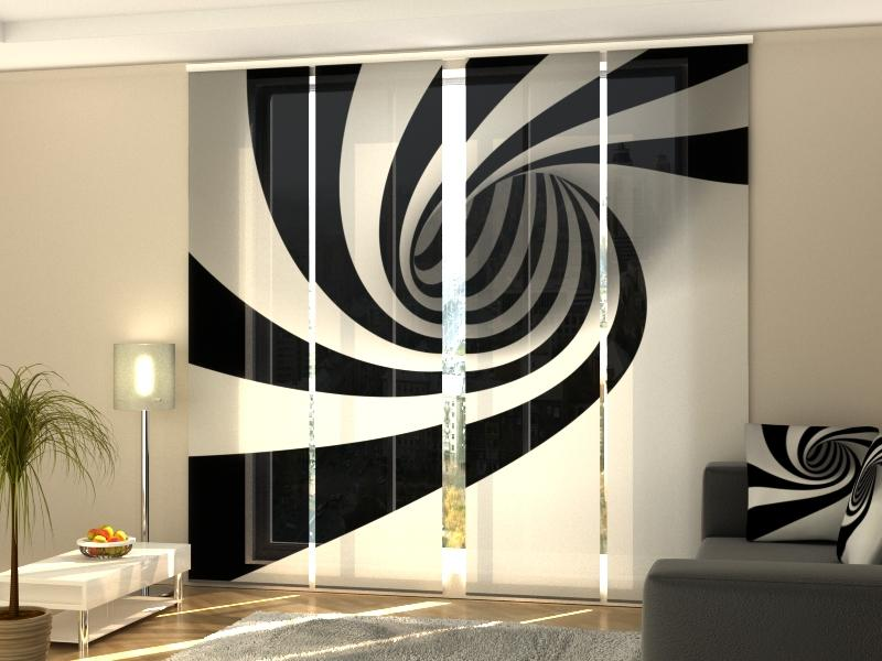 High-End Piano panel curtain Set with Artistic Musical Print