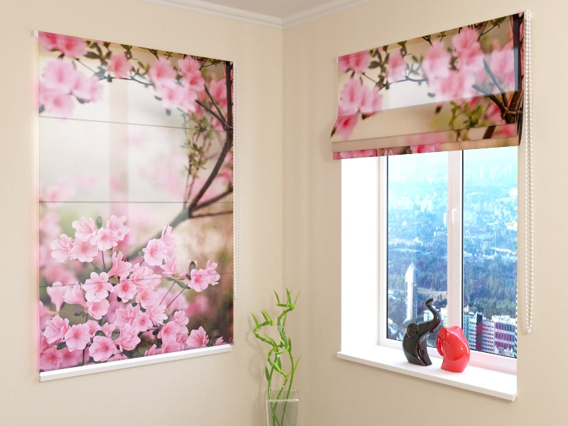 Spring-Inspired Roman Shades for Bright & Refreshing Interiors