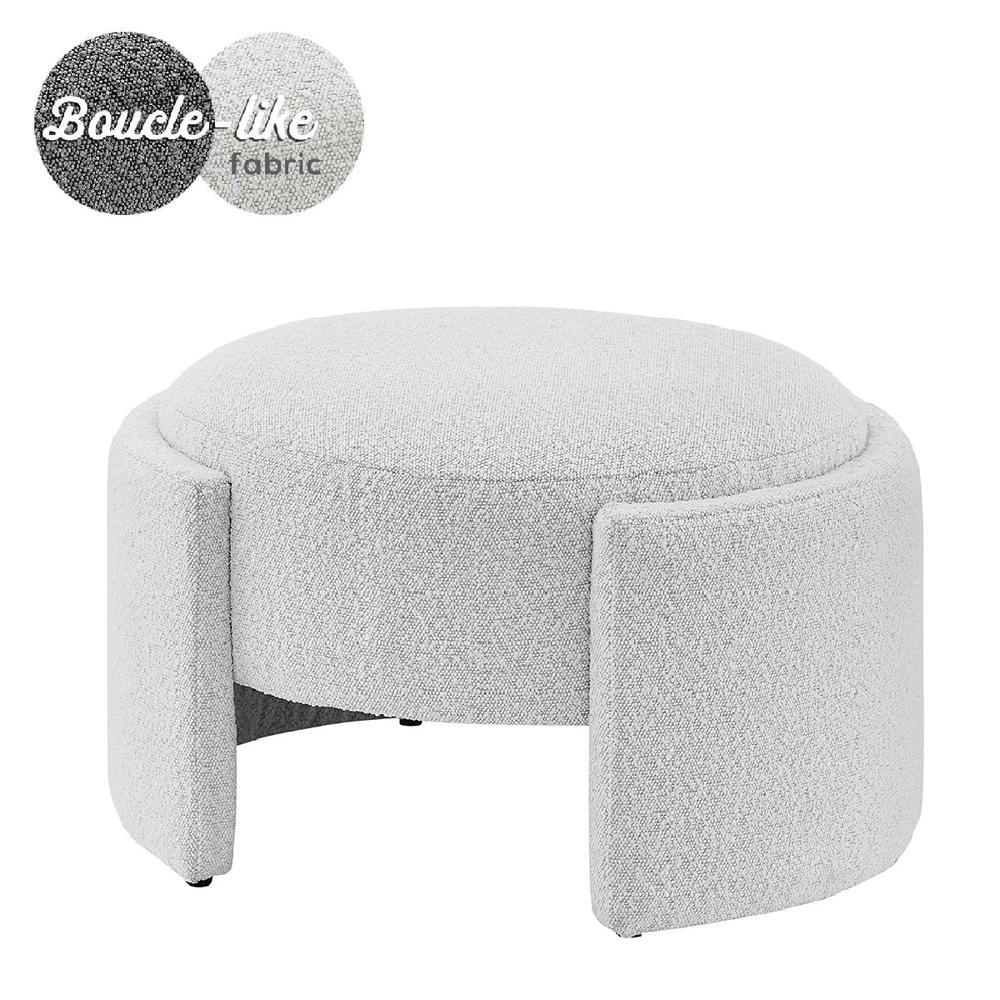 Felicia Fabric Ottoman