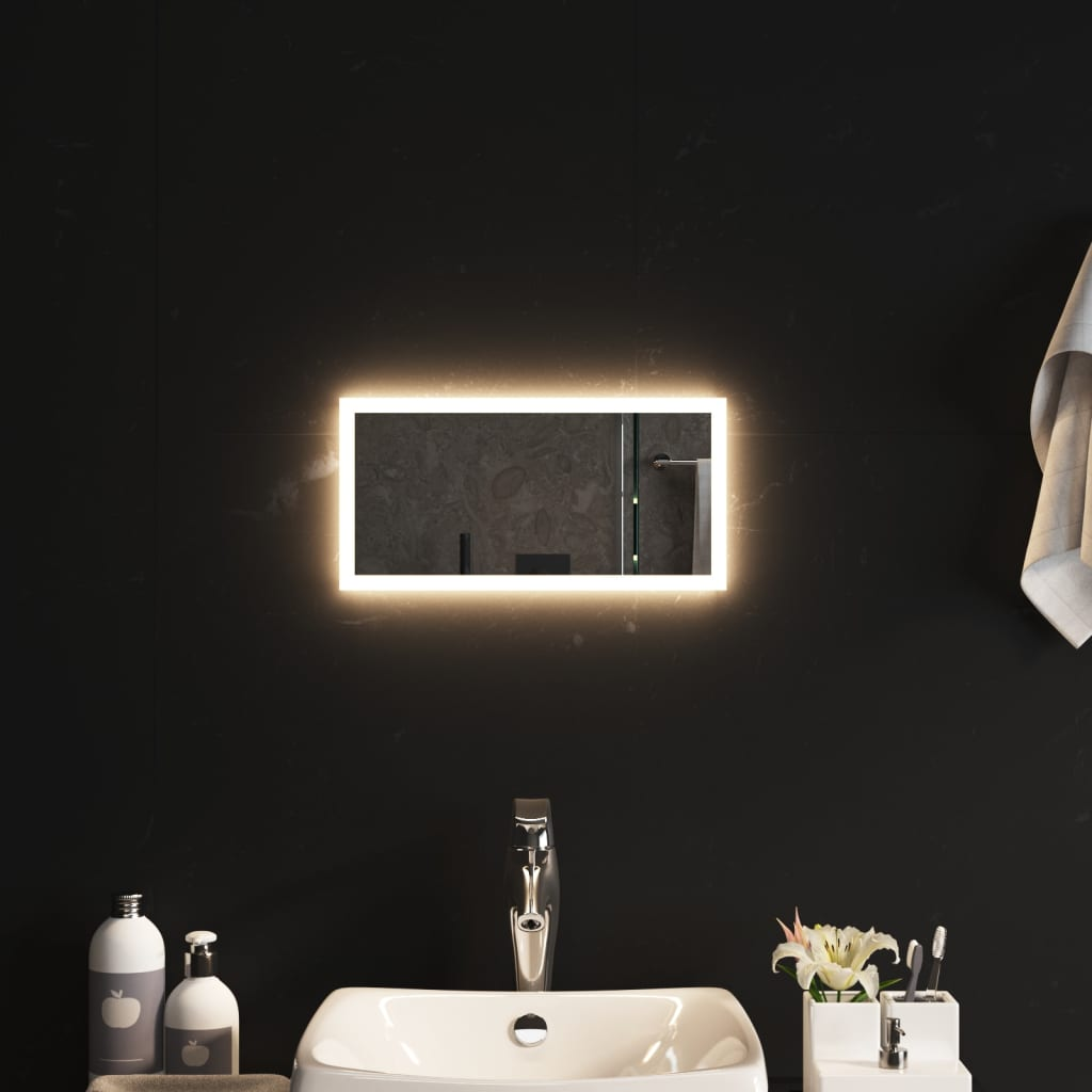 vidaXL LED Bathroom Mirror 40x20 cm