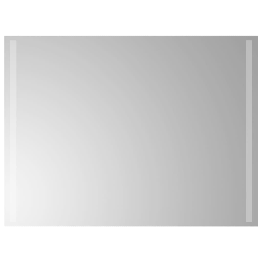 vidaXL LED Bathroom Mirror 80x60 cm