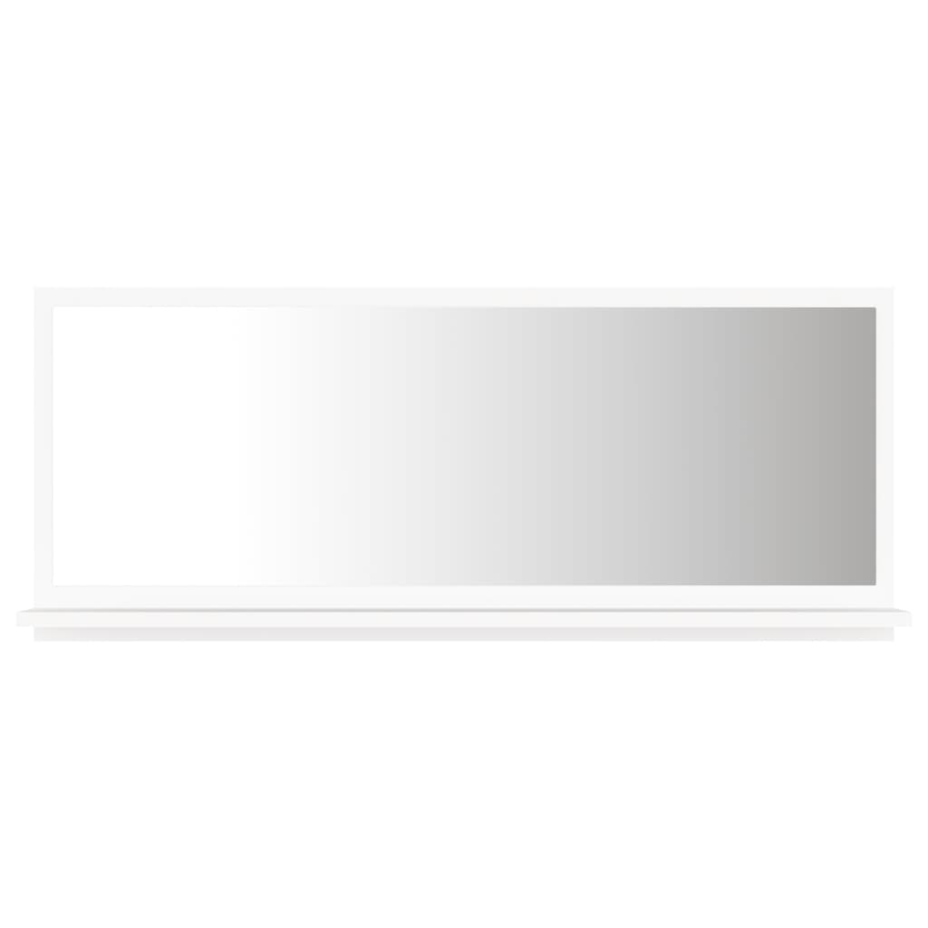 vidaXL Bathroom Mirror White 90x10.5x37 cm Engineered Wood