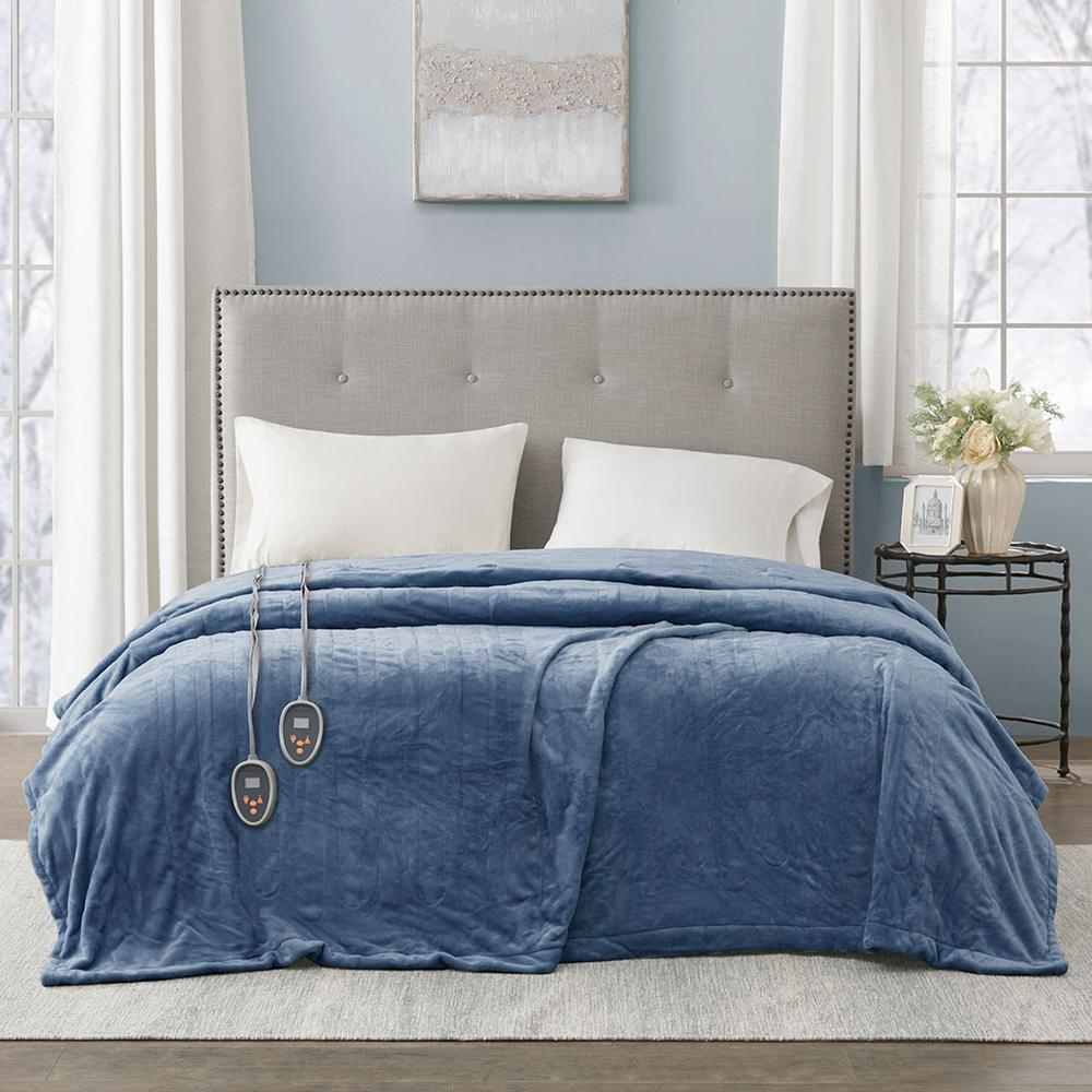 Beautyrest Secure Comfort Heated Blanket – Microlight Plush Warmth & Safety