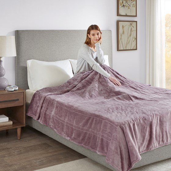 Beautyrest Secure Comfort Heated Blanket – Microlight Plush Warmth
