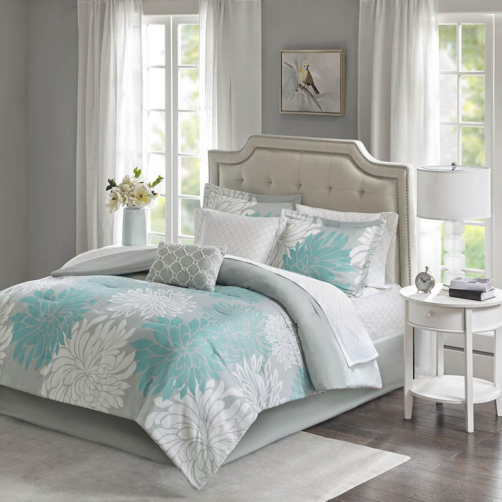 7 Piece Comforter Set with Cotton Bed Sheets