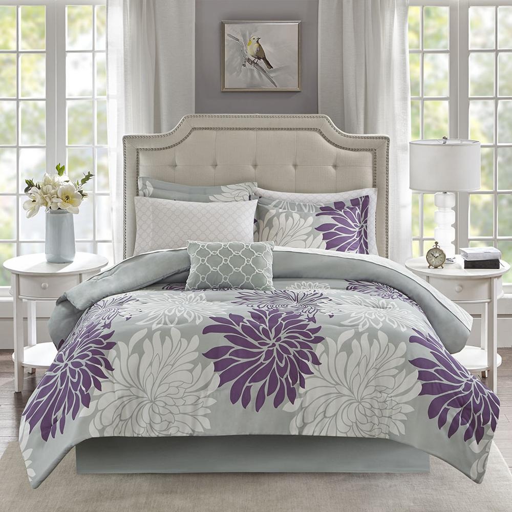 7 Piece Comforter Set with Cotton Bed Sheets