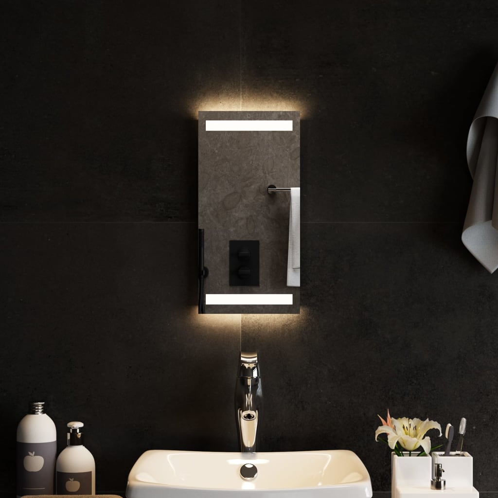 vidaXL LED Bathroom Mirror 20x40 cm
