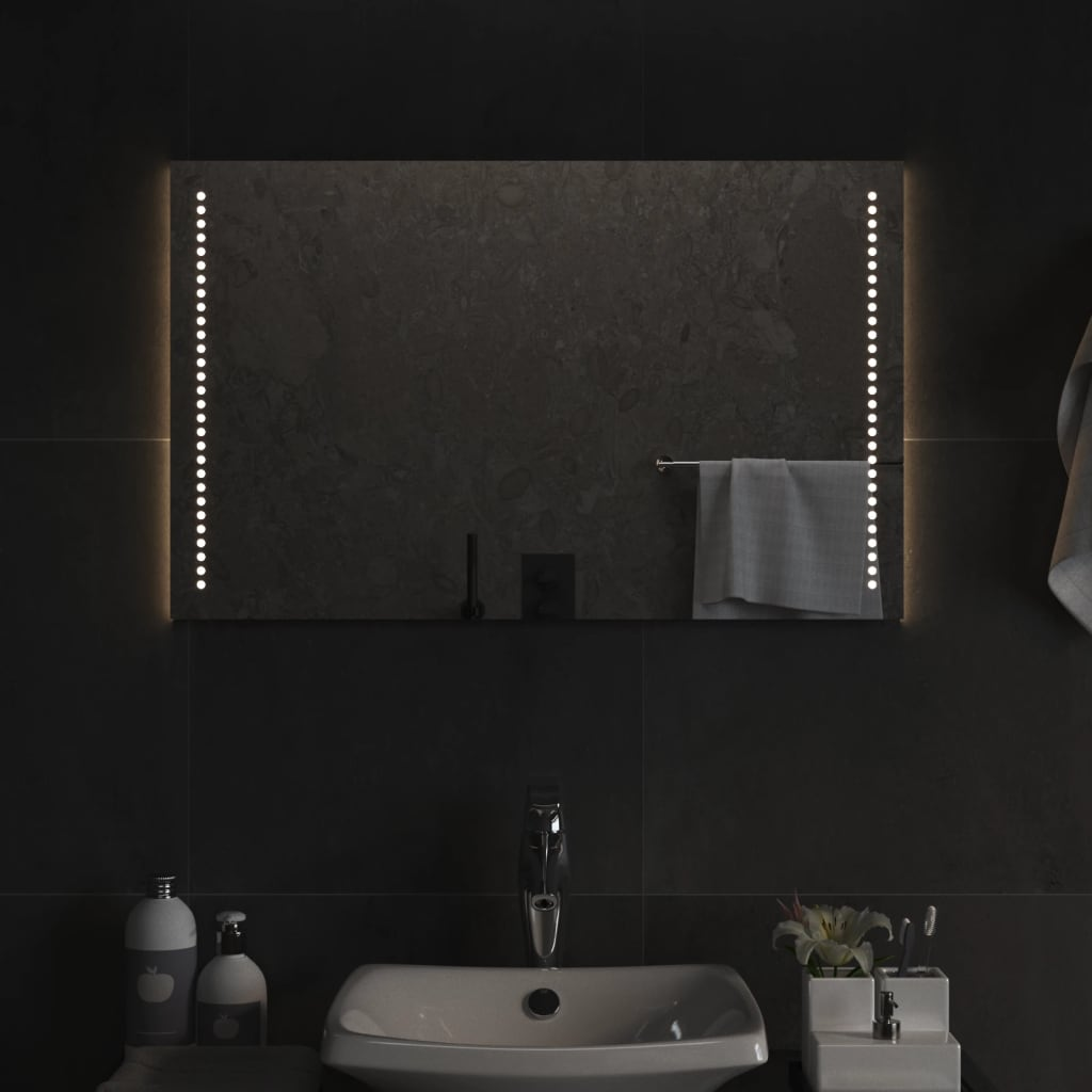 vidaXL LED Bathroom Mirror 50x80 cm