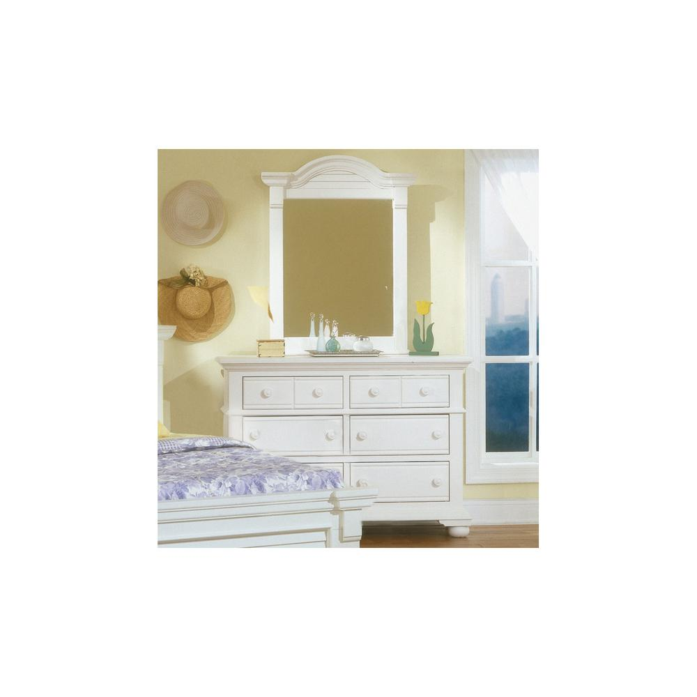 Cottage Traditions Double Dresser in Distressed White Cottage Finish