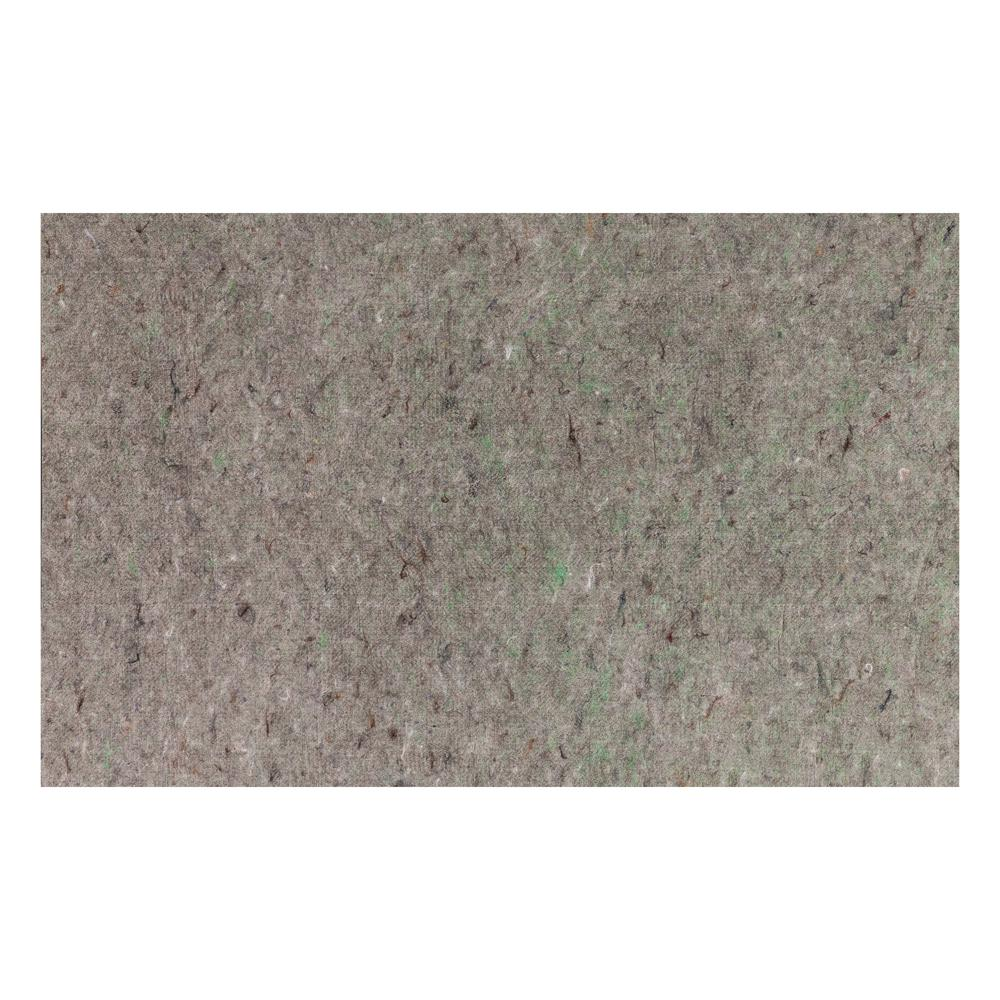 Slide-Stop Cushion Rug Pad, 1/4" Thick, for 5'x8' Area Rug, Gray