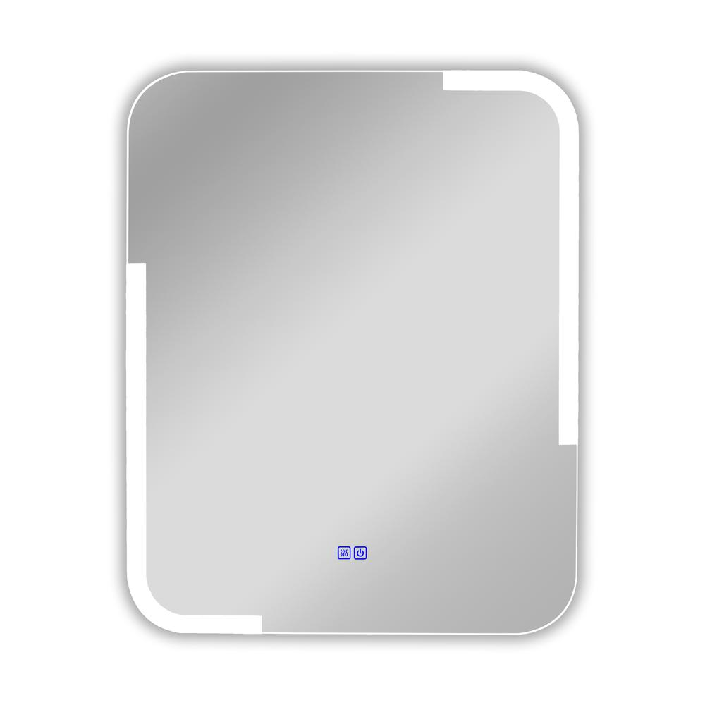 CHLOE Lighting LUMINOSITY Back Lit Rectangular TouchScreen LED Mirror 3 Color Temperatures 3000K-6000K 30" Height