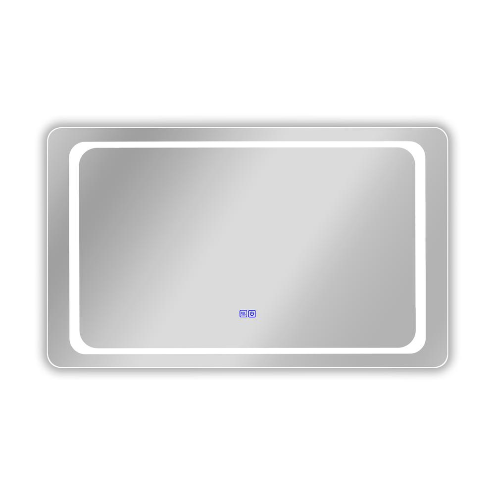 CHLOE Lighting LUMINOSITY Back Lit Rectangular TouchScreen LED Mirror 3 Color Temperatures 3000K-6000K 39" Wide