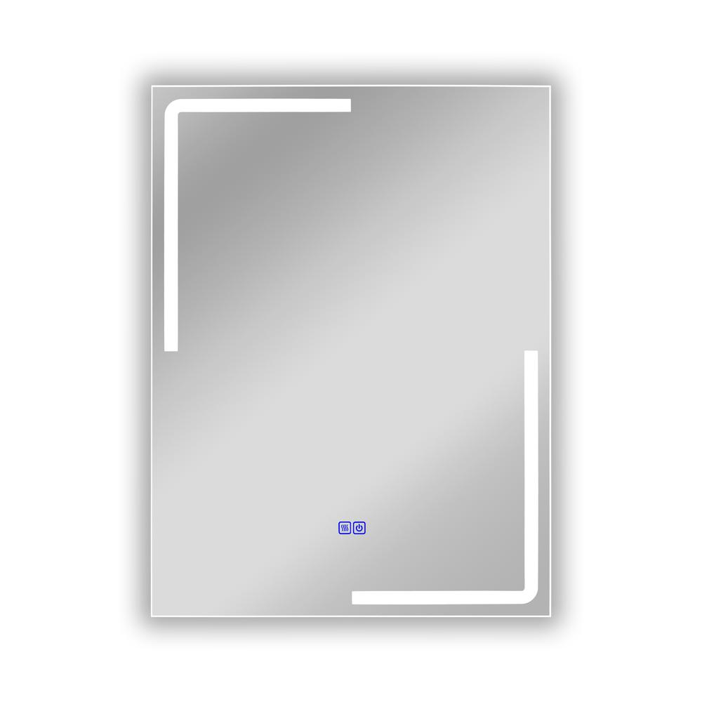 CHLOE Lighting LUMINOSITY Back Lit Rectangular TouchScreen LED Mirror 3 Color Temperatures 3000K-6000K 32" Height