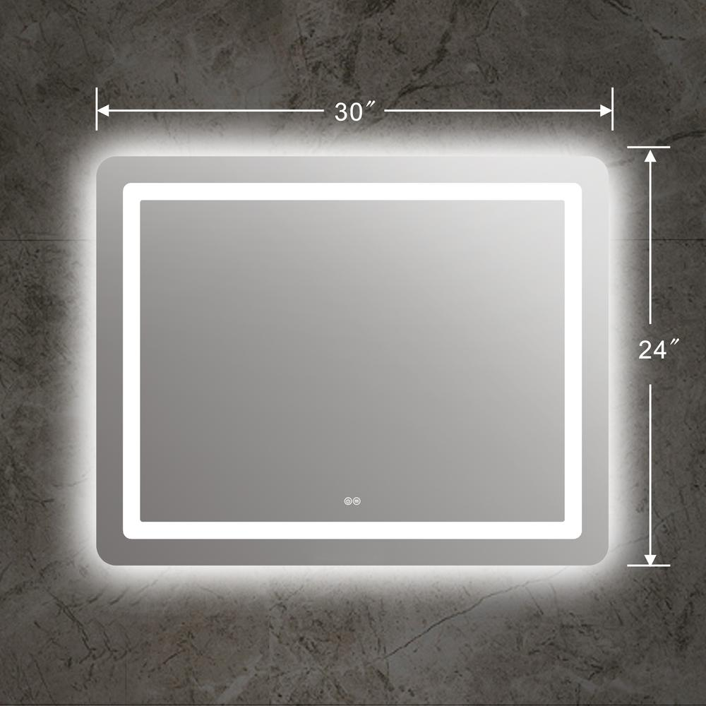SPECULO Back Lit LED Mirror 6000K Daylight White 30" Wide