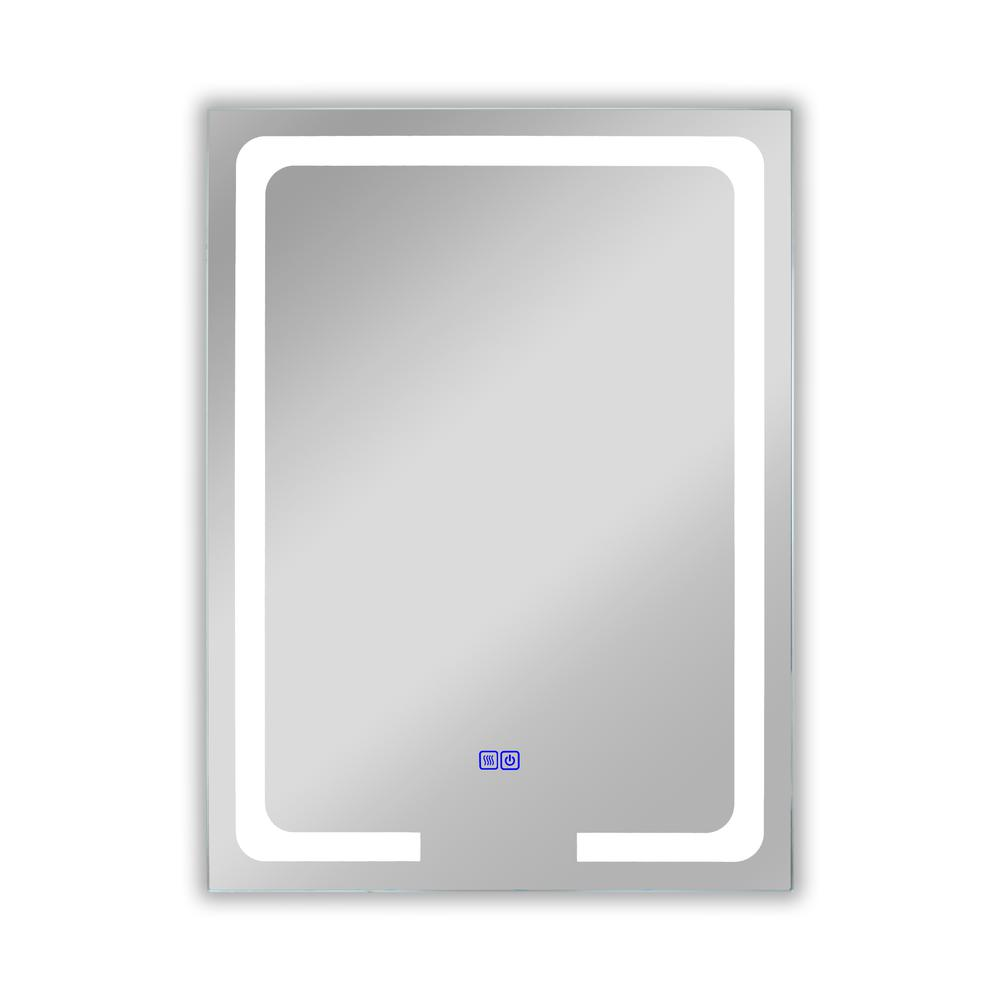 CHLOE Lighting LUMINOSITY- Back Lit Rectangular TouchScreen LED Mirror 3 Color Temperatures 3000K-6000K 32" Height