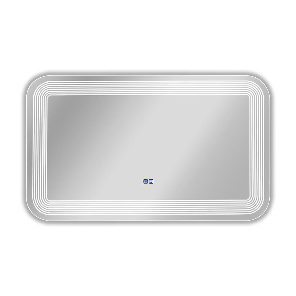 CHLOE Lighting- LUMINOSITY Back Lit Rectangular TouchScreen LED Mirror 3 Color Temperatures 3000K-6000K 39" Wide
