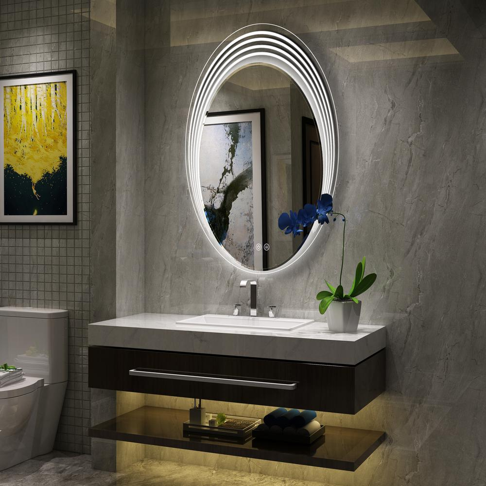 SPECULO Back Lit LED Mirror 6000K Daylight White 24" Wide