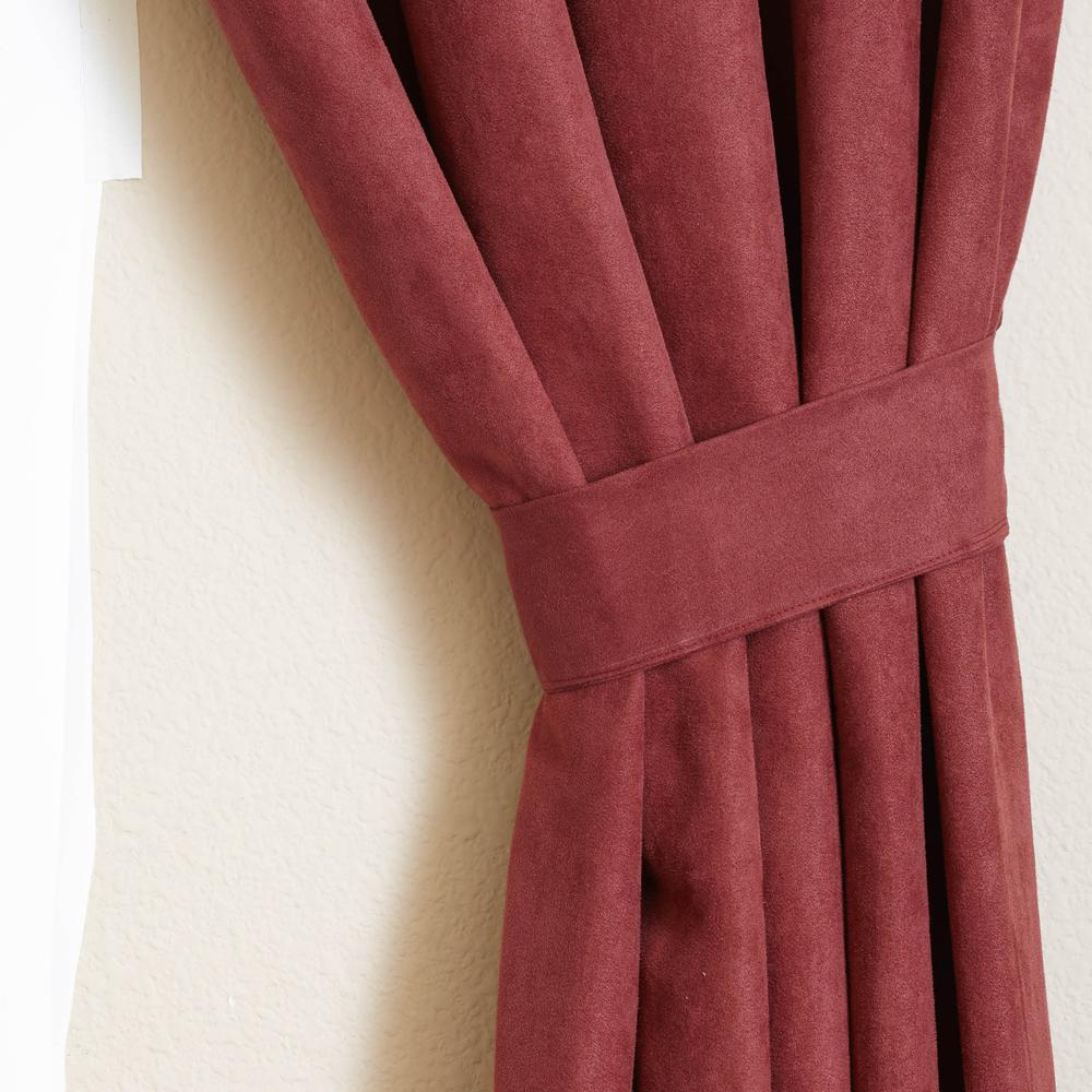 Blazing Needles 108-inch by 52-inch Microsuede Blackout Curtain Panels (Set of 2)