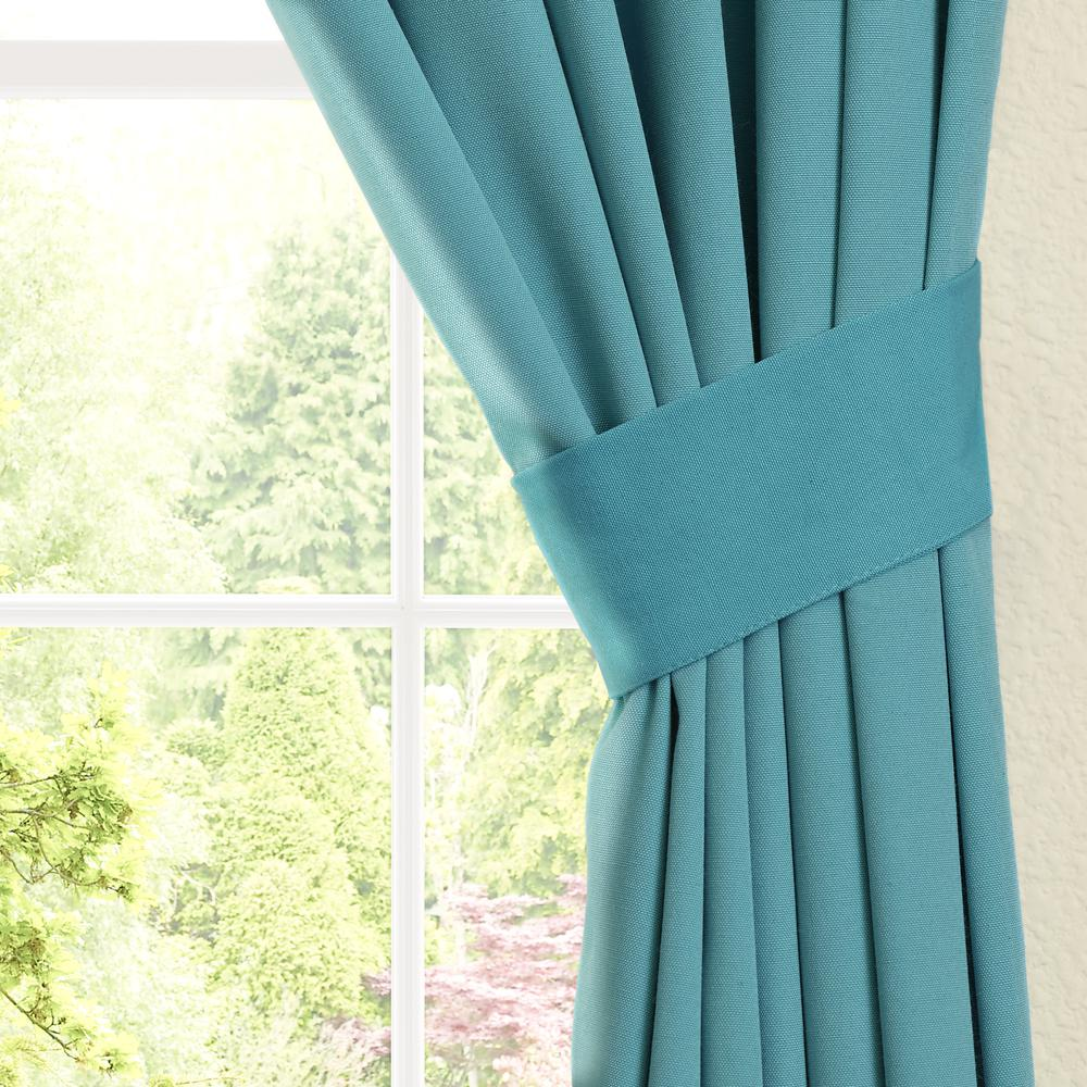 Blazing Needles 63-inch by 52-inch Twill Insulated Blackout Two-Tone Reversible Curtain Panels (Set of 2)
