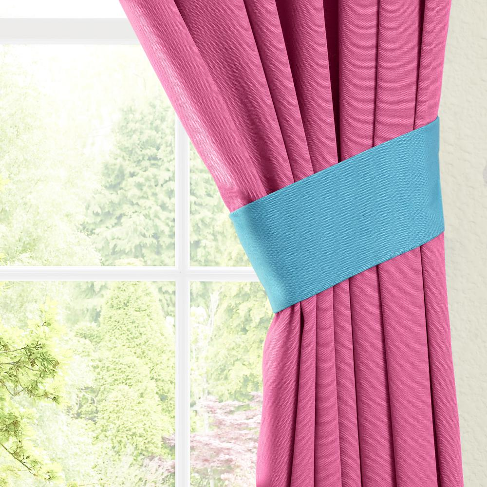 Blazing Needles 84-inch by 52-inch Twill Insulated Blackout Two-Tone Reversible Curtain Panels (Set of 2)