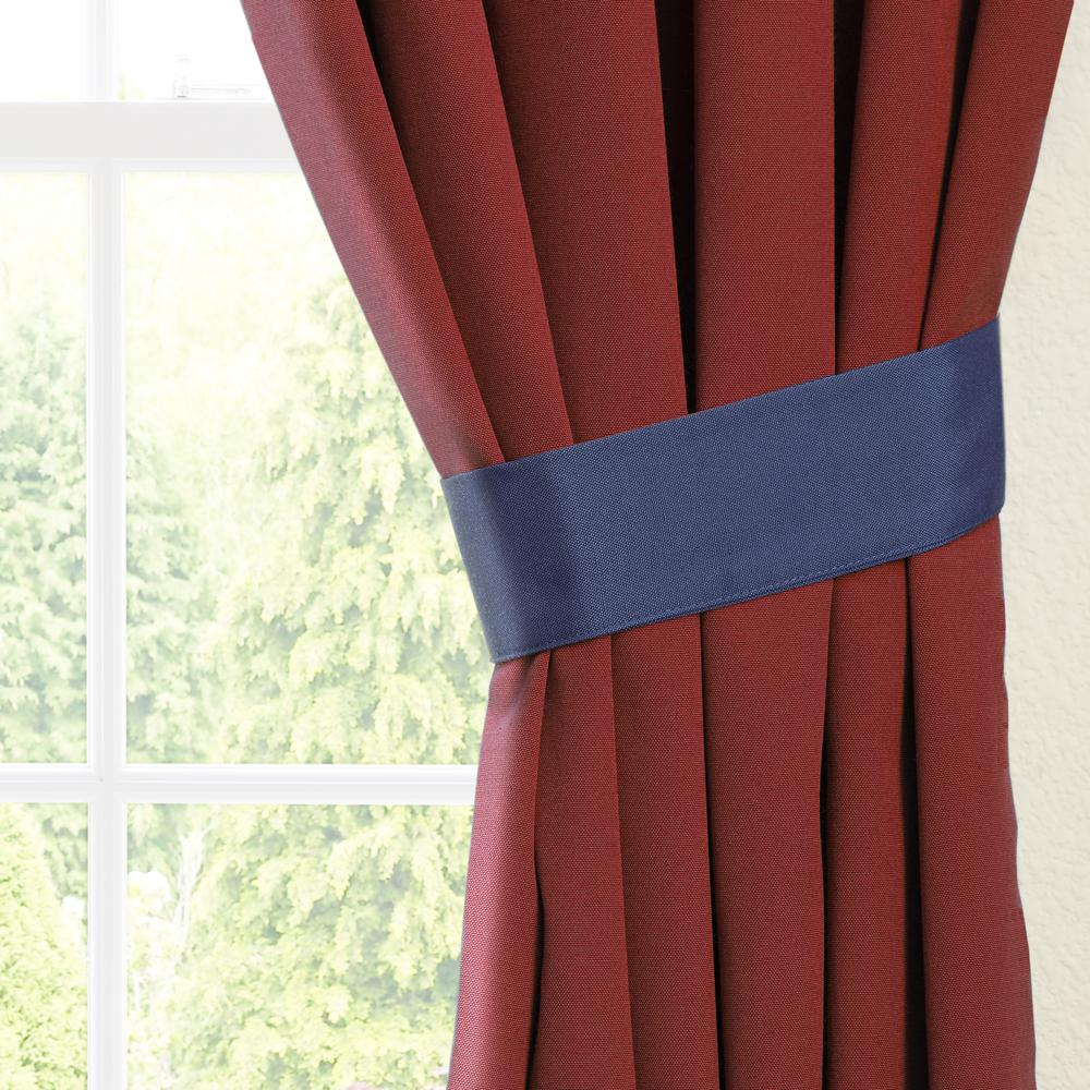Blazing Needles 84-inch by 52-inch Twill Insulated Blackout Two-Tone Reversible Curtain Panels (Set of 2)
