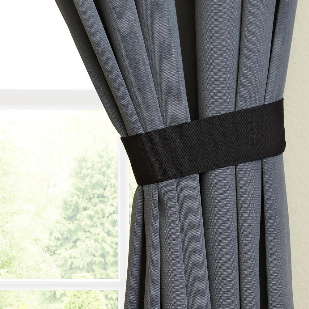 Blazing Needles 84-inch by 52-inch Twill Insulated Blackout Two-Tone Reversible Curtain Panels (Set of 2)