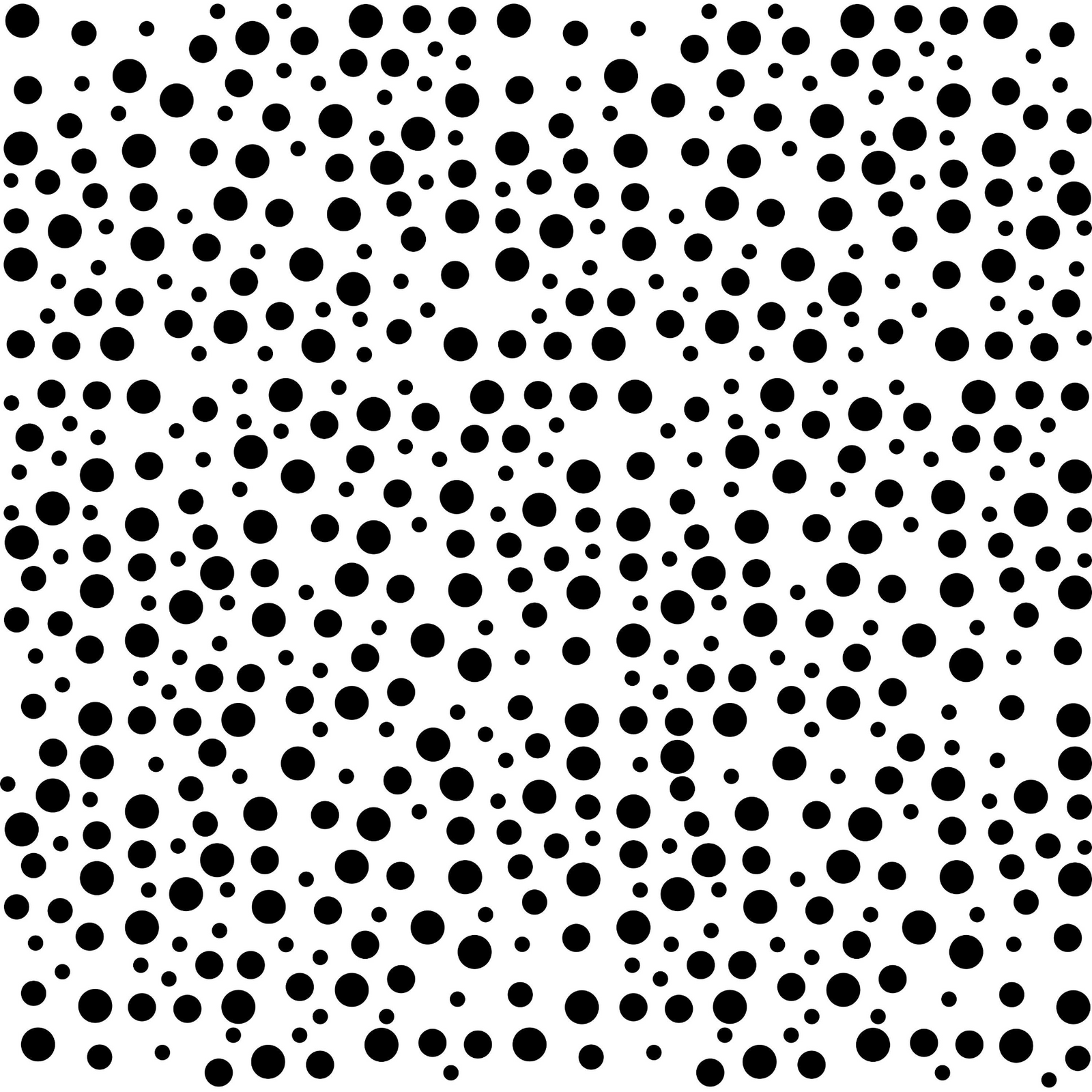 Black Polka Dot Peel and Stick Wall Decal Set
