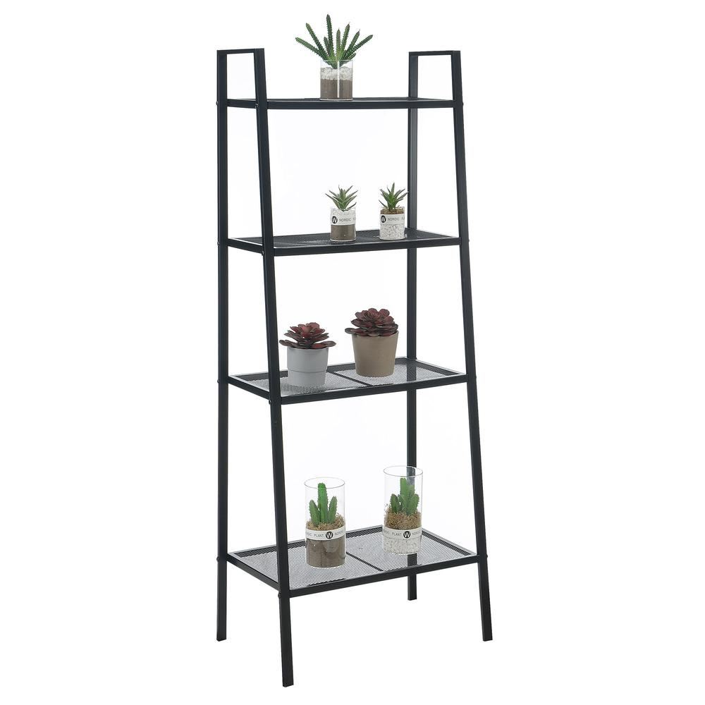 Designs2Go 4 Tier Metal Plant Stand Black