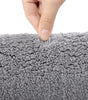 Bathroom Rugs Set of 4 Piece, Bath Mats, Microfiber Non Slip Shaggy Ultra Soft Bathroom Runner with U Shaped Contour Toilet Mat for Bathroom, Shower Inside Floor, Gray