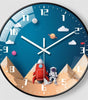 Children’s Room, Silent Wall Clock, Bedroom, Living Room, Kids Clock, Cartoon Clock, Circular Clock, Creative Clock, Quartz Clock, Elementary School, Non-Ticking Clock