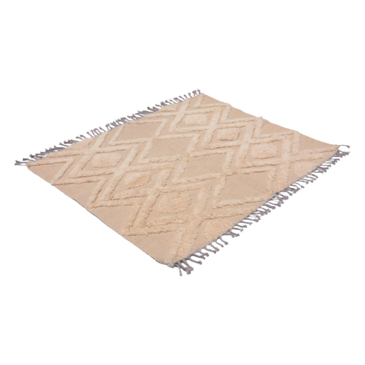 Berber Almond Fluffy Soft Kilim Rug