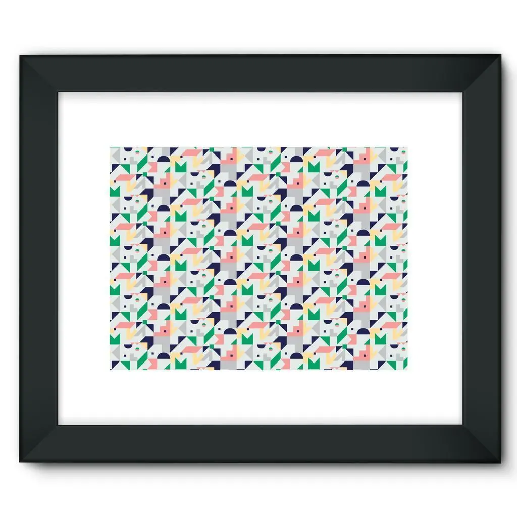Pattern 46 Framed Fine Art Print