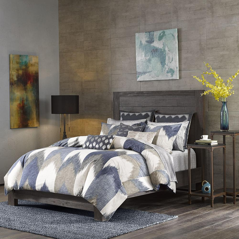 Alpine 3 Piece Duvet Cover Mini Set, Navy color